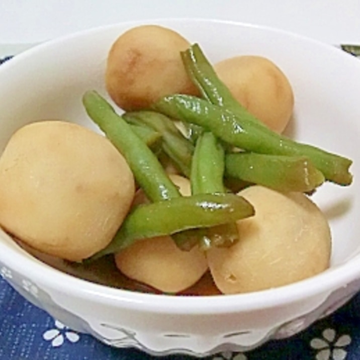 簡単☆里芋といんげんの煮物